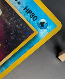 Pokemon Lapras 131 Mystery of the Fossils Holo Japanese 1996 TCG Vintage Swirl🌀 - Image 3