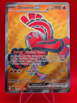 ORICORIO EX 110/094 ULTRA RARE PHANTASMAL FLAMES POKEMON NM/M - Image 1