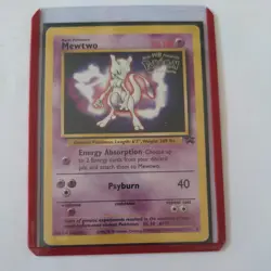 ULTR RARE Mewtwo Promo Card Kid's WB Presents The First Movie 1999 Pokemon Card - Image 1