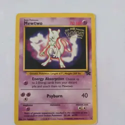 ULTR RARE Mewtwo Promo Card Kid's WB Presents The First Movie 1999 Pokemon Card - Image 3