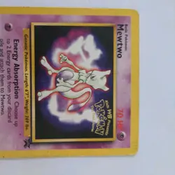 ULTR RARE Mewtwo Promo Card Kid's WB Presents The First Movie 1999 Pokemon Card - Image 4