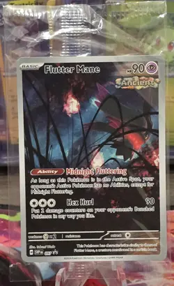 Pokemon Center Flutter Mane SVP097 Stamped Promo SEALED ETB Exclusive NM/MINT - Image 5