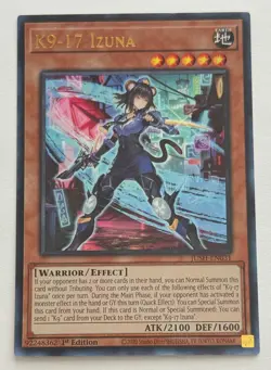 Yu-Gi-Oh! K9-17 Izuna (JUSH-EN031) Ultra Rare - Image 1