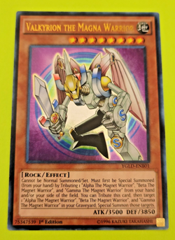 Yu-Gi-Oh Valkyrion the Magna Warrior Ultra Rare 1st Edition YGLD-ENB01 Nm - Image 1