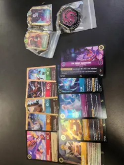 Disney Lorcana Promo Cards X10 Pins X3 - Image 1