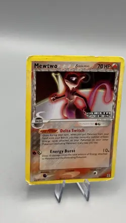 Mewtwo Delta Species 12/113 EX Delta Species 2005 Pokemon Card HP - Image 2