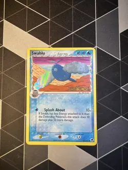 SWABLU 65/101 DRAGON FRONTIERS - REVERSE HOLO STAMPED - POKEMON CARD LP- - Image 1