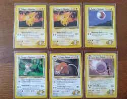 Pokemon Gym Challenge - Job lot of 6 Lt. Surge cards - Image 1