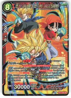SS Son Goku, Pan & SS Trunks, Galactic Explorers BT17-009 Dragon Ball Super Card - Image 1