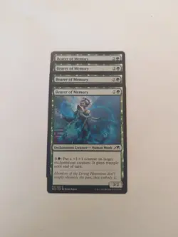 (4) Bearer of Memory *PLAYSET* Kamigawa: Neon Dynasty Regular NM MTG - Image 1