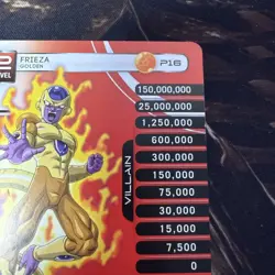 Dragon Ball Z Frieza Golden 2015 SDCC San Diego Comic Con Panini Promo Card P16 - Image 3