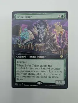 Bribe Taker - Extended Art 155 Commander: Streets of New Capenna NM MTG English - Image 1