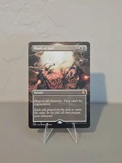 MTG Wrath Of God Borderless NM Dominaria Remastered - Image 1