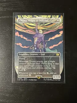 MTG Ultima Origin of Oblivion (Borderless) Final Fantasy Regular Rare NM - Image 1