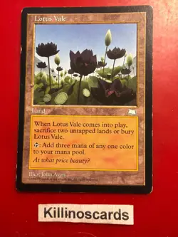 MTG Lotus Vale, Weatherlight Played - Image 1