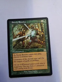 MTG: Steely Resolve (LP): Onslaught - Image 1