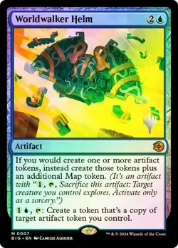 Worldwalker Helm Foil Promo Pack Outlaws of Thunder Junction NM MTG - Image 1
