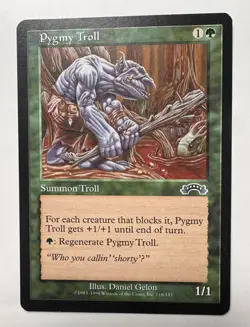 Magic the Gathering MTG Pygmy Troll (118) Exodus LP - Image 1