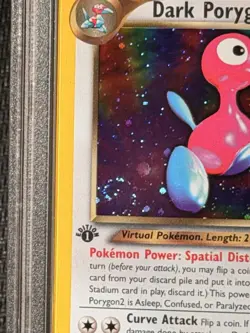 2002 Pokemon Dark Porygon2 Holo 1st ED Neo Destiny #8 English PSA 8 🌀Swirl🌀 - Image 3