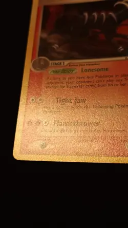 Houndoom 7/115 — Pokemon EX Unseen Forces (2005) — Reverse Holo Stamped — LP - Image 4