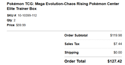 Pokemon Center Mega Evolution Chaos Rising Elite Trainer Box ETB Ships 5/22✅ - Image 2