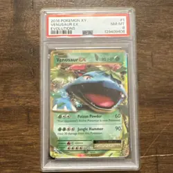 Pokemon Venusaur EX Evolutions 1/108 Ultra Rare Holo PSA 8 English 2016 - Image 1