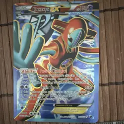 Pokemon Deoxys EX Full Art Holo Ultra Rare 111/116 Plasma Freeze Team Plasma - Image 1