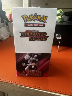 Pokemon TCG Destined Rivals Booster Box 18-Pack Unsealed Brand New half booster - Image 1