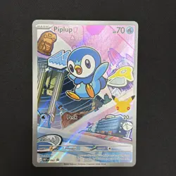 Pokemon Black Star Promo Piplup 042 NM - Image 1