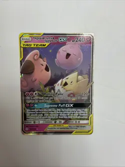 Pokemon TCG Tag Team Togepi Cleffa Igglybuff GX Cosmic Eclipse 143/236 - Image 1