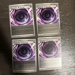 4x Pokemon - TELEPATHIC ENERGY - Reverse Holo - PERFECT ORDER - 088/088 x4 - Image 1