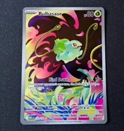 Pokemon TCG Bulbasaur 133/132 Illustration Rare Mega Evolution NM/M - Image 1