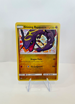 Pokemon Shining Rayquaza 56/73 Shining Legends Holo with Sleeve - Image 1
