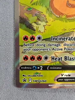 Charizard V SWSH260 Pokemon Black Star Promo Sword & Shield - Image 4