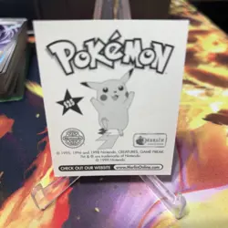 1999 Merlin Pokemon Special Glitter Stickers Mew #25 MINT - Image 2