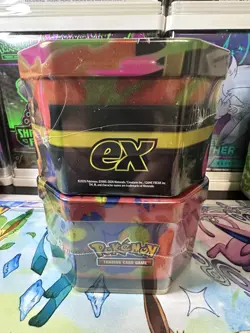 Pokemon TCG - 🔥 Mega Charizard X ex AND Y ex Tin Set 🐉 - New / Sealed In Hand - Image 5