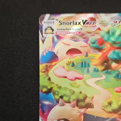 Pokemon TCG Snorlax VMAX Full Art Ultra Rare 142/202 Sword & Shield Holo 340 HP - Image 3