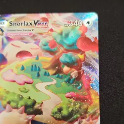 Pokemon TCG Snorlax VMAX Full Art Ultra Rare 142/202 Sword & Shield Holo 340 HP - Image 4
