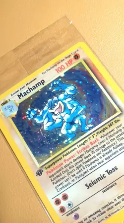 Pokemon TCG - Multi Error - Sealed 1st Edition Machamp - Base Set - 8/102 - Image 5