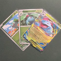 Bulbasaur - Ivysaur - Mega Venusaur ex – Evolution Line – Pokemon TCG - Image 2