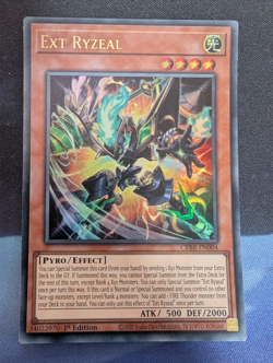 YuGiOh! Ext Ryzeal CRBR-EN004 Ultra Rare 1st Ed - Image 1