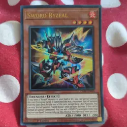 Yugioh CRBR-EN001 Sword Ryzeal - Ultra Rare - Image 1