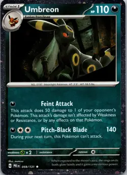 Umbreon 059 Cosmos Holo 059/131 Miscellaneous Cards & Products Pokemon TCG NM - Image 1