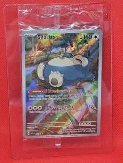 Snorlax SVP EN 051 Black Star Promo Scarlet & Violet Pokemon 151 Card Sealed (A) - Image 1