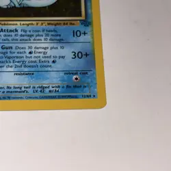Vaporeon 12/64 Jungle Holo Rare 80 HP Pokemon Card - Image 4