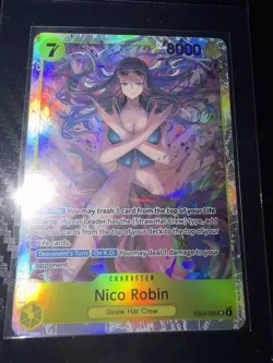 Nico Robin EB03-055 SR One Piece Heroines Edition NM OP Card Foil - Image 1