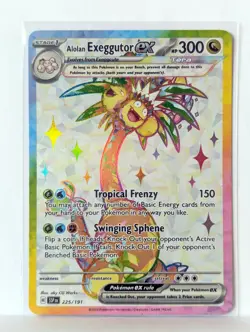 NM/M - Alolan Exeggutor ex 225/191 - Holo - Surging Sparks - Pokemon Card TCG - Image 1