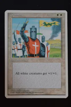 Magic The Gathering MTG CRUSADES Fourth Edition LP Lightly Played - Image 1