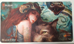Survival Of The Fittest MTG Playmat Magicfest 2019 Rare - Image 1