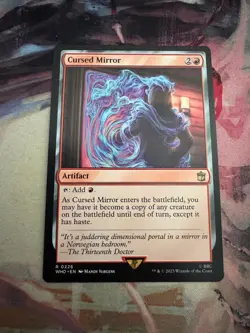 Cursed Mirror 226 Universes Beyond: Doctor Who Magic: The Gathering NM - Image 1